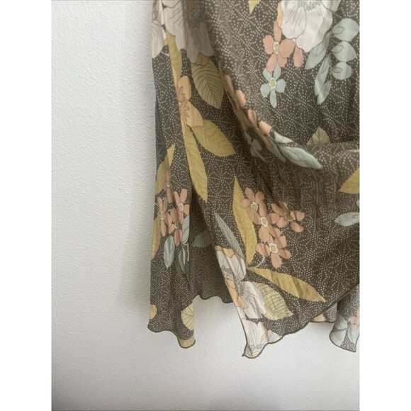 VTG Y2K John Paul Richard Floral Midi Skirt S Cottage Coquette Fairy Feminine - Picture 2 of 5
